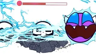 FIRE in the HOLE vs AUTO 2 | Geometry Dash 2d Animation