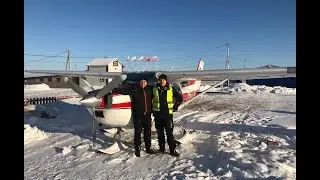 С 182 на лыжах!