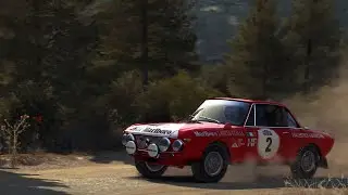 Lancia Fulvia onbord crash / Logitech G25 DIRT Rally 2.0