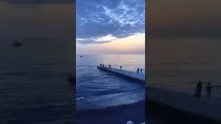 Закат в Сочи в таймлапс