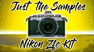 Just the Samples - Nikon Zfc