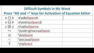 Video 8 #Ms Word#