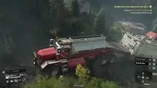 SnowRunner Columbia Británica Accidente en la prospección petrolera