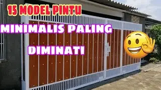 15 model pintu besi minimalis terbaru tahun 2023