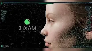 Animation characters 3D modeling in 3IXAM software