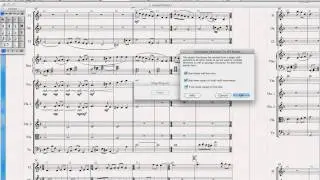 The Music Transcriber: Distribute Selection To All Staves