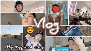Vlog: My typical day 😍💋 |Менің обичный бір күнім | Сабақ | Балмұздақ жедік | #влогказакша #Жансая |💋