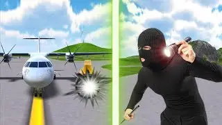 Worlds brightest flashlight VS Robber | TFS Skit/Aviation Shitpost