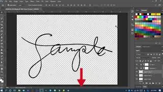 Create a digital signature using Adobe Photoshop | quickTutorial