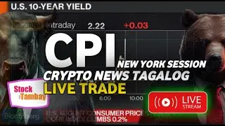 CPI NEWS  NEW YORK SESSION | CHUPITAN PORTION LIVE TRADE | TAGALOG TRADING NO CUT