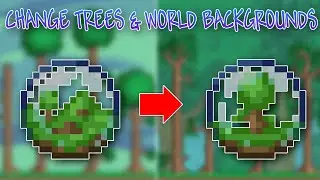 How to Change Your Trees and Background | Terraria Journey's End New Feature