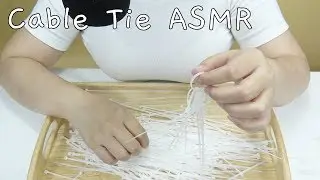 『Yui ASMR』 🔌Cable Tie Sound - Locking/Unlocking ASMR