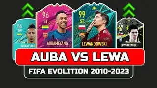 BEST CARD AUBAMEYANG VS LEWANDOWSKI FIFA EVOLUTION! 👀🤯 | FIFA 10 - FIFA 23