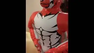 New inflatable pvc double layered tiger suit available on our Etsy store CandyCoatedKink.com