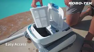 Robo-Tek Robo-Charge Cordless Robotic Pool Cleaner