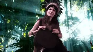🌳 Forest Vibrations  🌳| Frame Drum Solo by Marla Leigh (recorded in 4k)