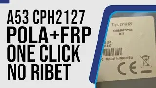 Cukup One Click Lupa Pola dan Bypass FRP OPPO A53 Hapus Sandi, PIN, Kunci Layar OPPO CPH2127