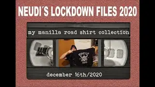 Neudi´s Metal-Lockdown-Files Vol. 1: My MANILLA ROAD Shirt collection! As Epic as expected? Memories