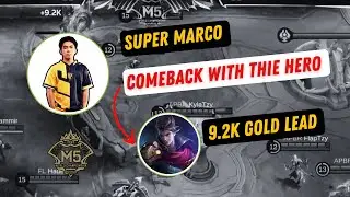 SUPER MARCO EPIC COMEBACK  WITH THIS HERO(CLAUDE) - Mobile Legends Bang Bang (M5)