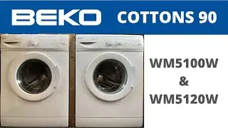 Wash Race - Beko WM5100W VS WM5120W Washing Machine - Cottons 90