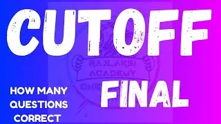 CUT-OFF 2024 - TNPSC GROUP 1 PRELIMS - FINAL - GEN,WOM, PSTM,PH,DW,EX SER - ALL COMMUNAL DETAILS