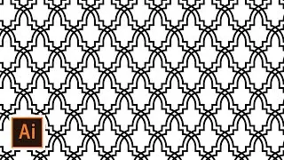 How to create Geometric Islamic Pattern in Adobe Illustrator | ksagafoor