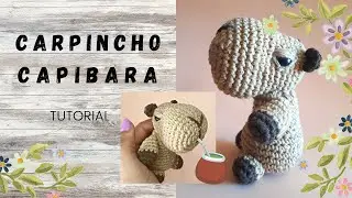 CARPINCHO CAPYBARA amigurumi tutorial | crochet con may