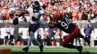 RAVENS FUMBLE, STIFF-ARM, AND TOUCHDOWN IN ONE PLAY!! | Ravens vs Bengals Week 5 | NFL 2024-25