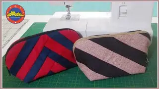 COMO FAZER NESCESSÁIRE MEIA LUA COM ACABAMENTO PERFEITO