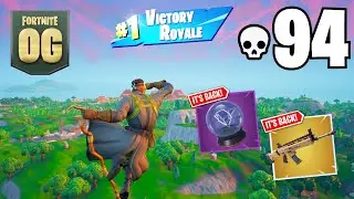 High Elimination Solo vs Squads WINS Full Gameplay (Fortnite OG Chapter 1 Season 6)!