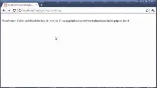 Beginner PHP Tutorial   34   String Functions