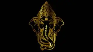 ganpati bappa black screen animation