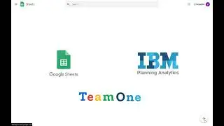 TeamOne Google Sheets add-on for IBM Planning Analytics