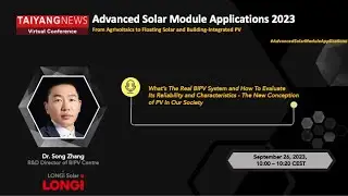Dr Song Zhang, LONGi Solar: What’s the Real BIPV System