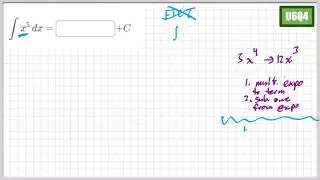 U6Q4 anti derivative for indefinite integral