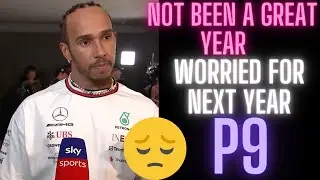 Lewis Hamilton Interview P9 Race abu dhabi GP 