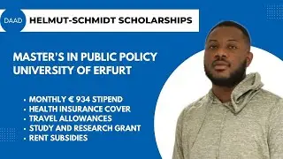 No Application Fee, No IELTS! Fully Funded Masters in Public Policy