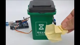 Make an Automatic Trash Bin Using Visuino