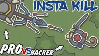Moomoo.io -  Demolishing Hackers! Best moments and kills with Ptoki1 and Chelick YT!