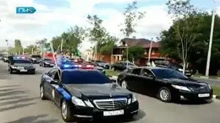 Как Владимир Путин Едет в Чечню !!! Putin go to Chechnya