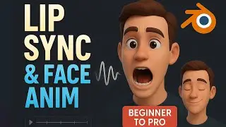 Master Lip Sync & Facial Animation in Blender – Beginners to Pro!