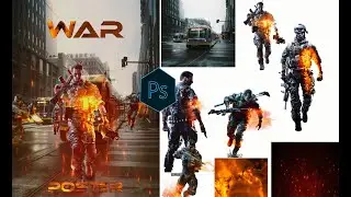 How To Make War Poster In Photoshop Manipulation Tutorial[Adobe Editing Tips]