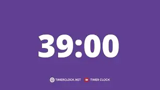 39 Minute Timer | Set 39 Minute Countdown Timer #39minutetimer #timerclock