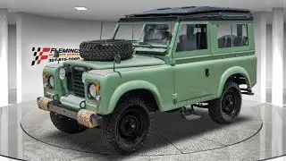 1973 Land Rover 88 Series III Start Up, Test Drive, and Walk Around