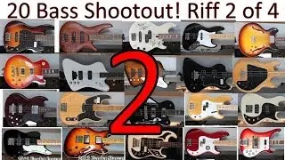 20 Bass Shootout - Part 2 - Neck Pick Style