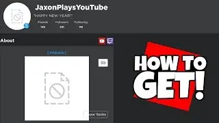 How to Make Your Profile on Roblox [ Content Deleted ]
