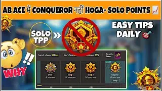 DAY🇮🇳05: NO CONQUEROR ON ACE ❗️ DAILY CONQUEROR POINTS 📈. & DAILY RANK PUSH TIPS EASY STATEGY - SOLO