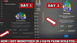 YouTube Channel Monetized in 2 Days | How To Monetize A YouTube Channel Fast & Get Monetized #HACK