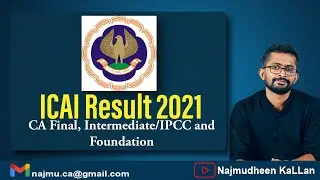 ICAI Results 2021 | CA Final Result 2021 | CA Intermediate Results 2021 | CA Foundation Results 2021