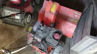 snow blower first start of the season